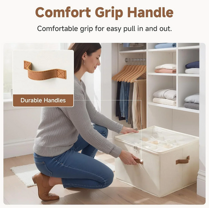 Foldable Shoe Organizer ForCloset With Clear Cover