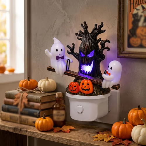 🎃Summer Sale 49% OFF🔥 - 👻 Halloween Ghost Tree LED Night Light