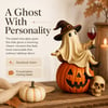 🔥Halloween Early Bird Sale🎃Ghost Wine Night Halloween Decor👻🍷