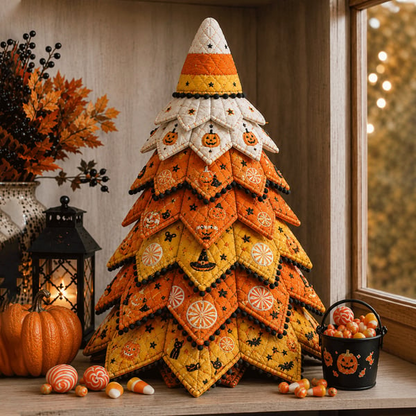 🔥Halloween Early Bird Sale🎃DIY Halloween Quilted Fabric Tree Kit