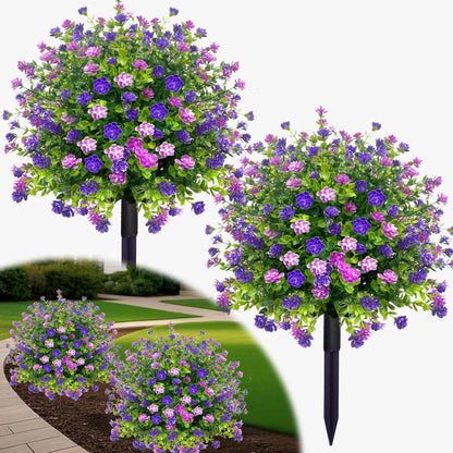 🔥Artificial potted trees with ground stakes