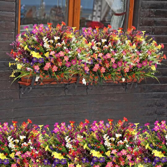 💥2026 Upgraded high-grade material 💐UV Resistant Faux Silk Wildflowers