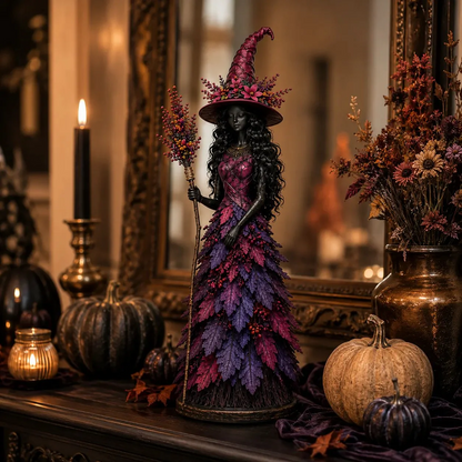 🧙‍♀Enchanted Autumn Witch Figurine🍂🎃