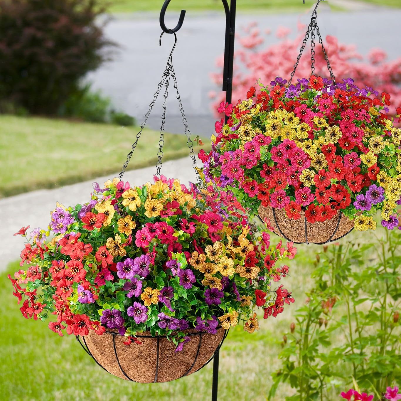 🔥Last Day Each Only $4.99🔥UV Resistant Look Real Colorful Spring Flowers