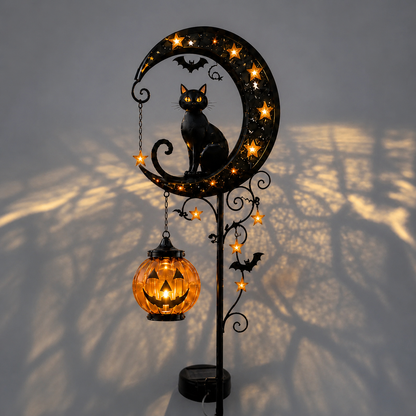 🎃 Halloween Early Bird Sale | 60% OFF Pumpkin Moon Garden Stake Light