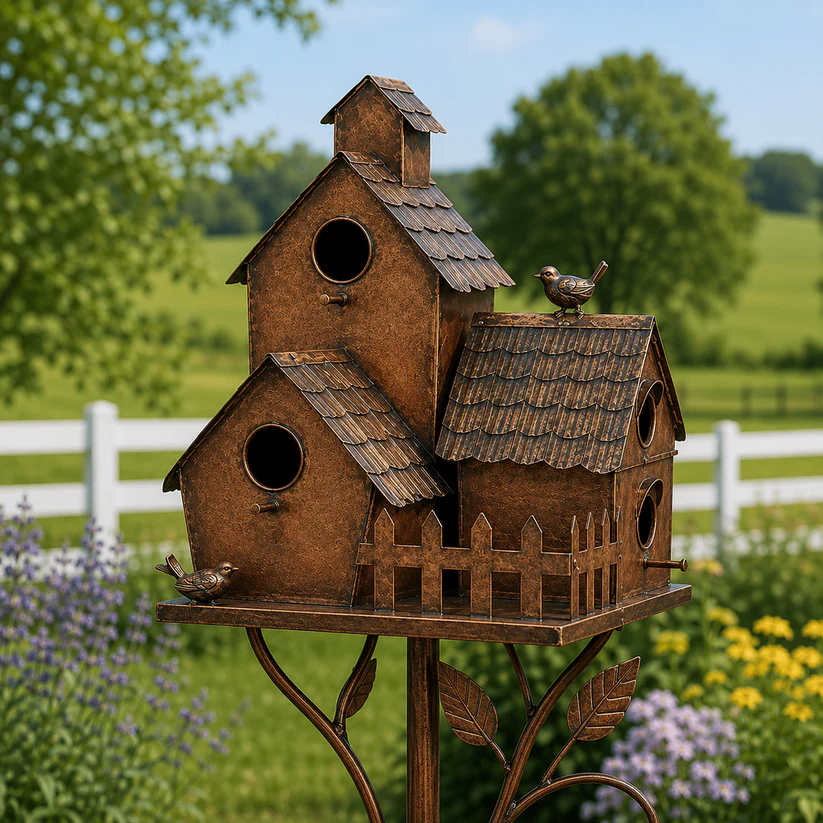 Sola Handmade Iron Birdhouse