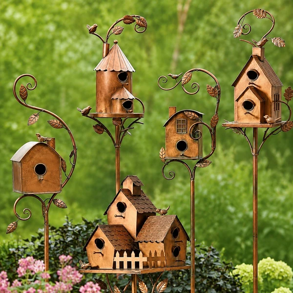 Sola Handmade Iron Birdhouse