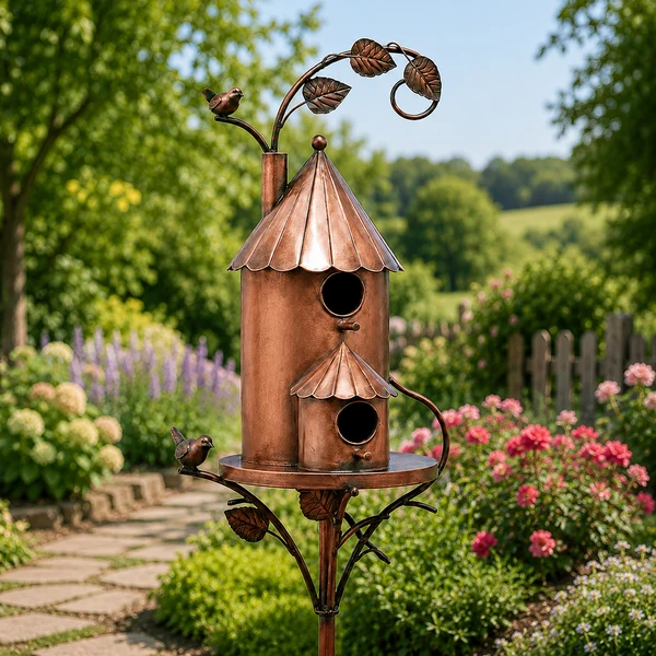 Sola Handmade Iron Birdhouse