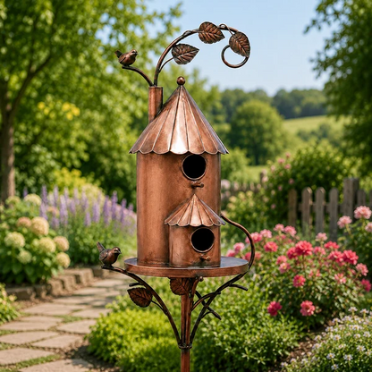Sola Handmade Iron Birdhouse
