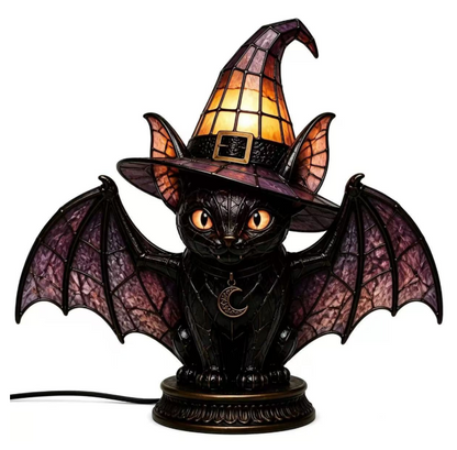 🔥 50% OFF——Magical Black Cat Witch Lamp 🐈‍⬛✨