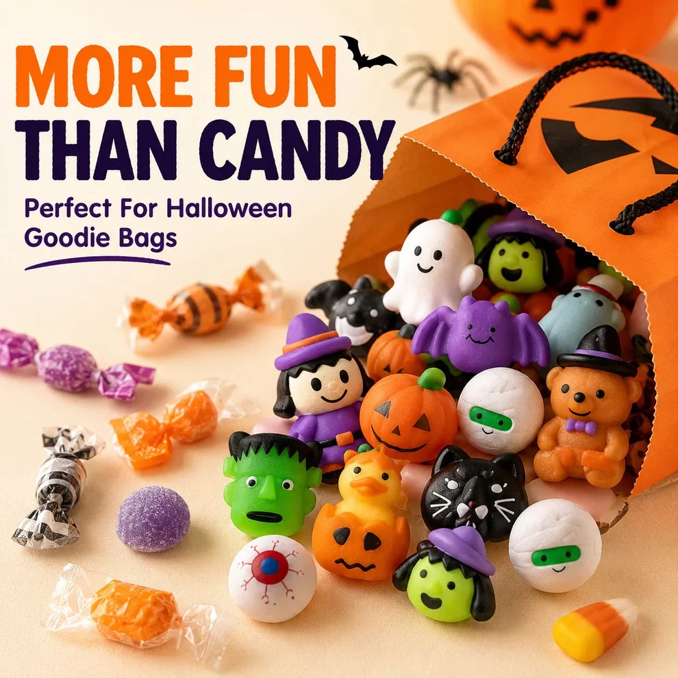 30PCS Halloween Mochi Squishy Toys