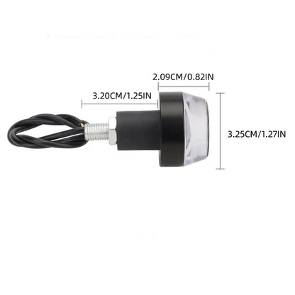 Motorcycle Handlebar LED Turn Signal Lights – High-Brightness 12V Universal Fit