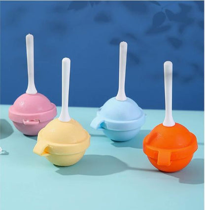 4 Colors Spherical Handheld Silicone Mini Ice Cream Molds