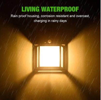 Solar Motion Sensor Wall Light | Waterproof Outdoor Decor Lamp