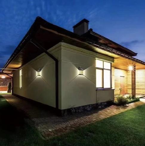 Solar Motion Sensor Wall Light | Waterproof Outdoor Decor Lamp