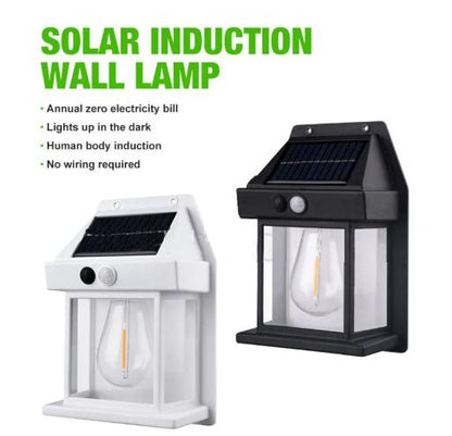 Solar Motion Sensor Wall Light | Waterproof Outdoor Decor Lamp