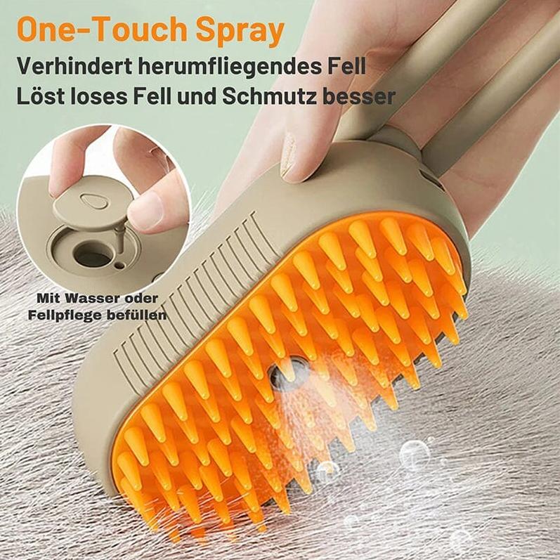 3 In 1 Spray Pet Brush, No-Wash Massage Groomer