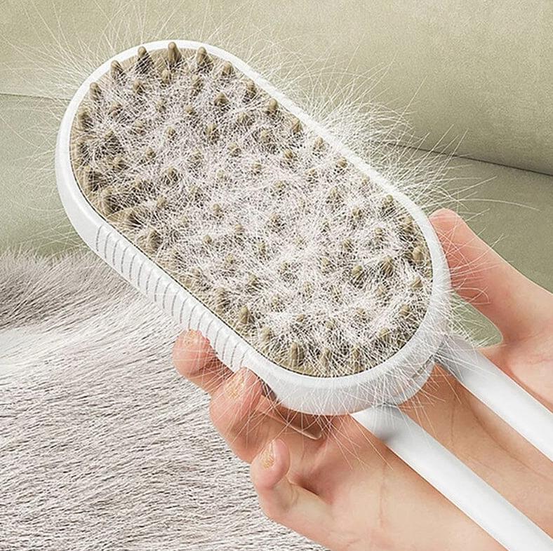 3 In 1 Spray Pet Brush, No-Wash Massage Groomer