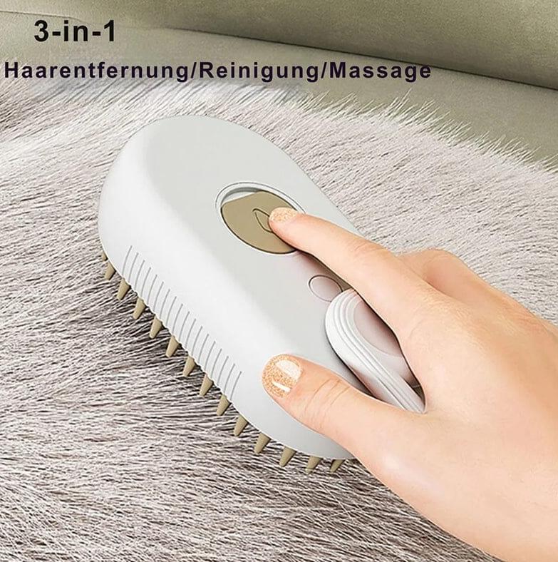 3 In 1 Spray Pet Brush, No-Wash Massage Groomer
