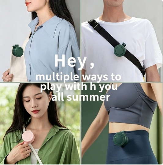 Summer Must-Have Portable Mini Air Conditioner! Clip-On Silent Fan, Perfect for Office, Commute & Sports