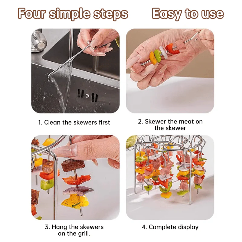 Vertical Barbecue Grillfor Grilling Skewers