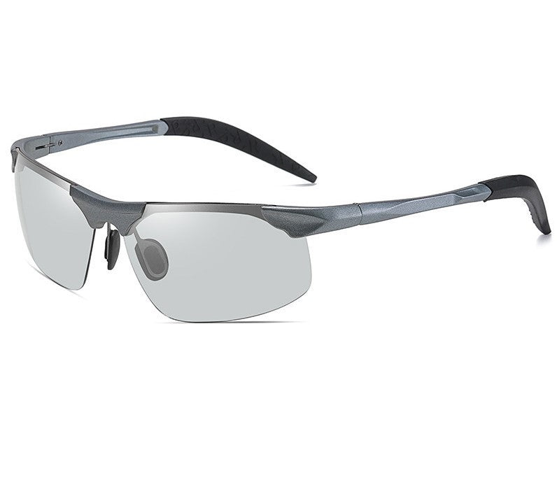 New stylish anti-glare polarized photochromic sunglasses