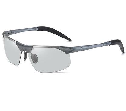 New stylish anti-glare polarized photochromic sunglasses
