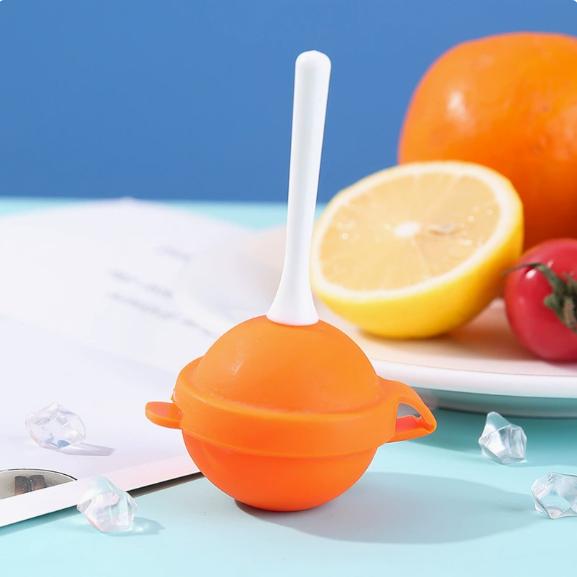 4 Colors Spherical Handheld Silicone Mini Ice Cream Molds