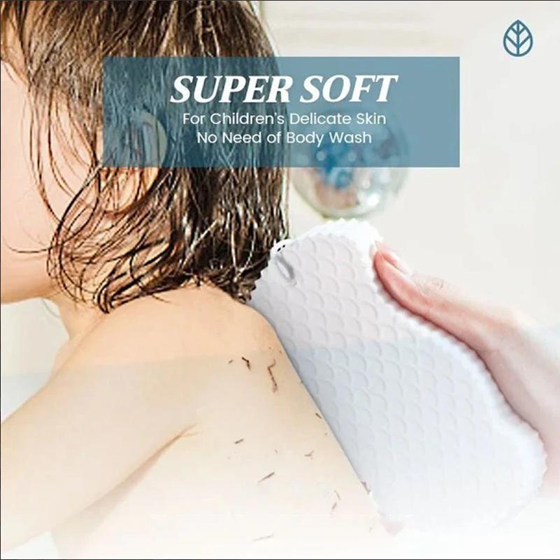 Soft Double-Sided Exfoliating Bath Sponge