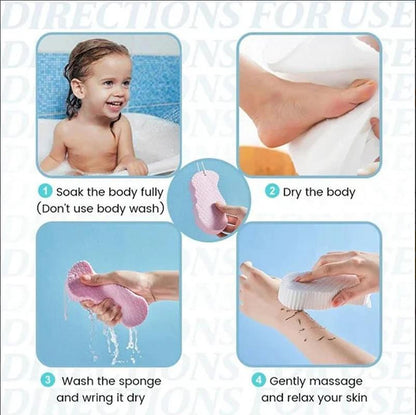Soft Double-Sided Exfoliating Bath Sponge
