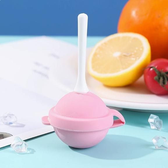 4 Colors Spherical Handheld Silicone Mini Ice Cream Molds
