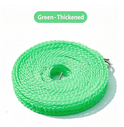 Windproof Nylon Clothes Line, Punch Free Drying Rope