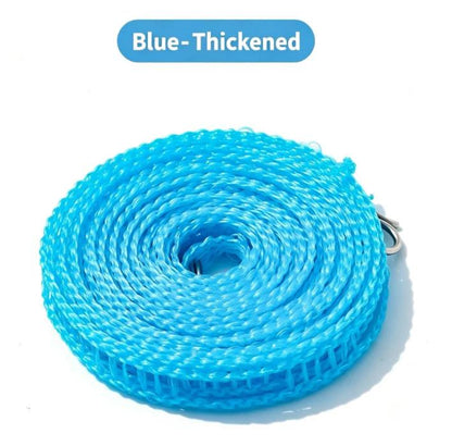 Windproof Nylon Clothes Line, Punch Free Drying Rope