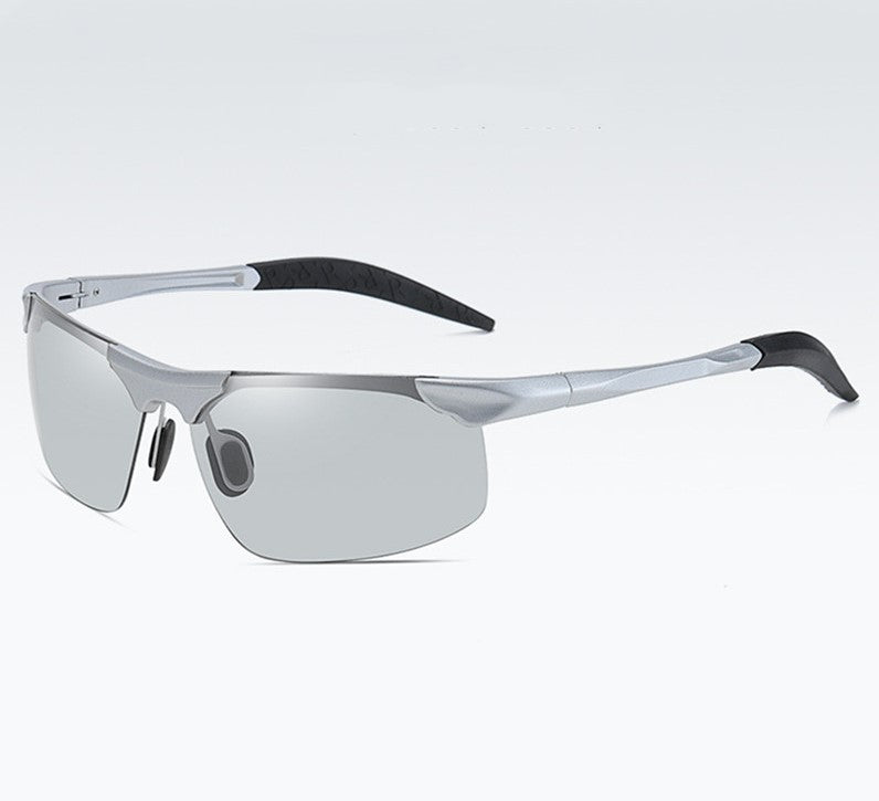 New stylish anti-glare polarized photochromic sunglasses