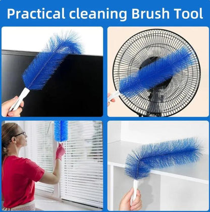 Multi-purpose Long Bendable Duster Brush for Fan, Air Vents & Window Blinds