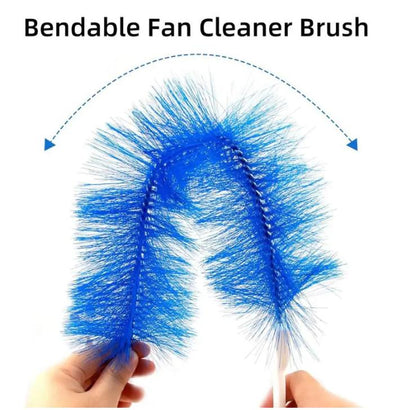 Multi-purpose Long Bendable Duster Brush for Fan, Air Vents & Window Blinds