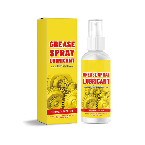 Rust-removing and lubricating spray