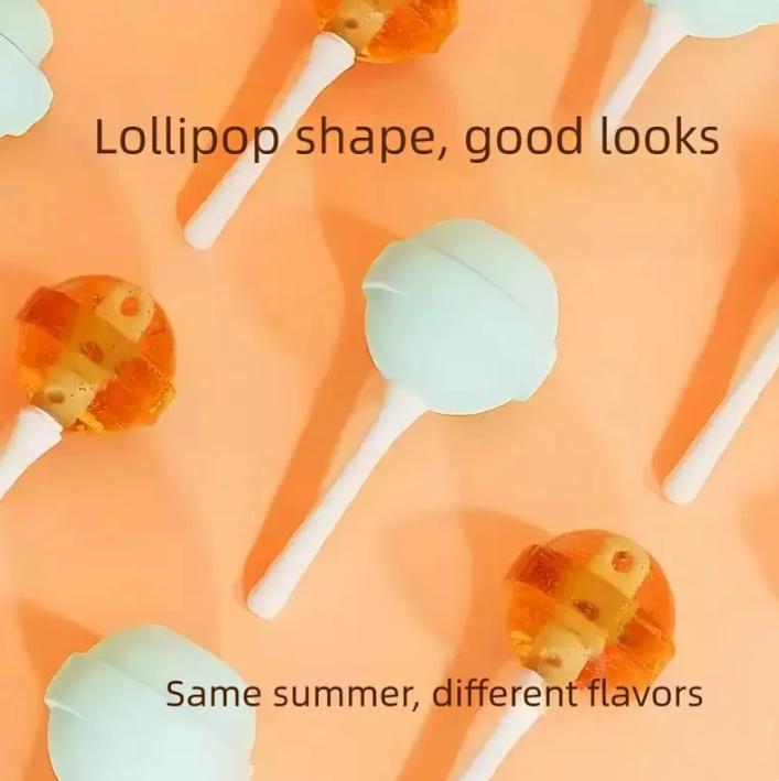4 Colors Spherical Handheld Silicone Mini Ice Cream Molds