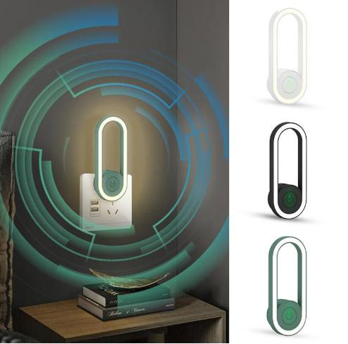 Ultrasonic Mosquito Repellent Night Light | Plug In Soft Glow Bedside Lamp