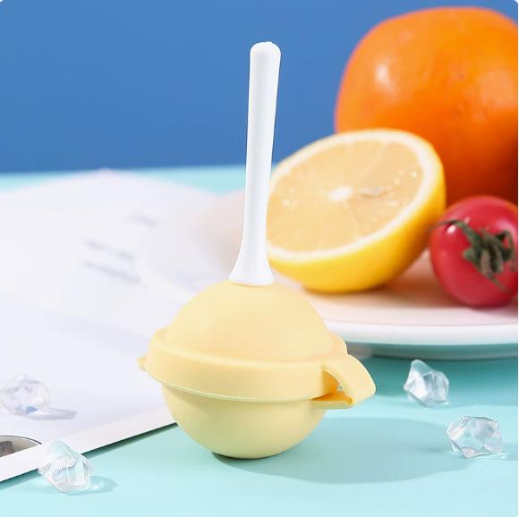 4 Colors Spherical Handheld Silicone Mini Ice Cream Molds