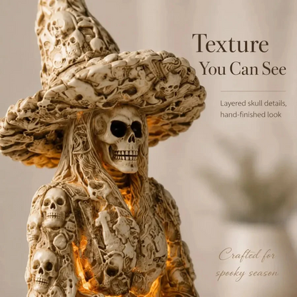 🔥Halloween Early Bird Sale🎃Skeleton Witch Ornament