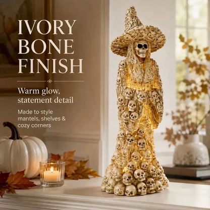 🔥Halloween Early Bird Sale🎃Skeleton Witch Ornament