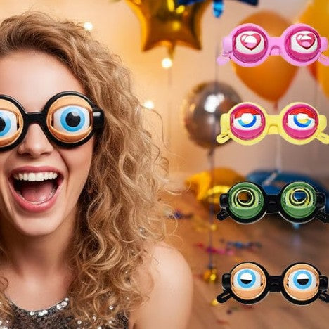 Funny Blink Eyes Prank Party Glasses Toy