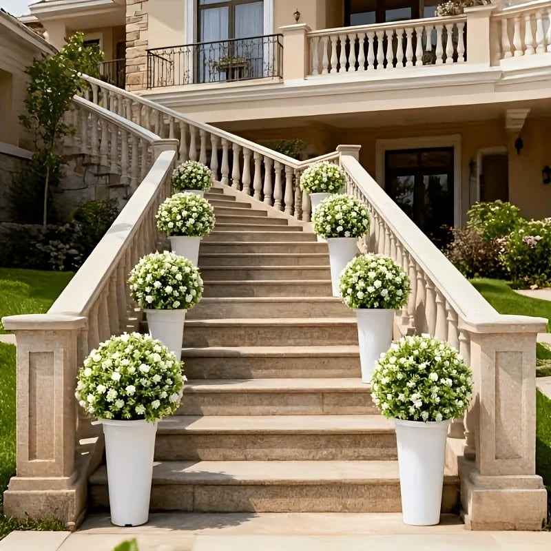 🔥Artificial potted trees with ground stakes