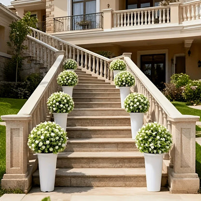 🔥Artificial potted trees with ground stakes