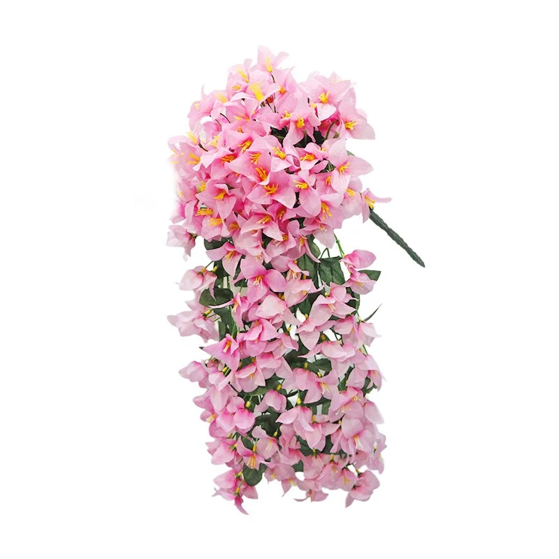 🔥2026 Hot Sale🔥Artificial Bougainvillea Hanging Basket With Trailing Flowers