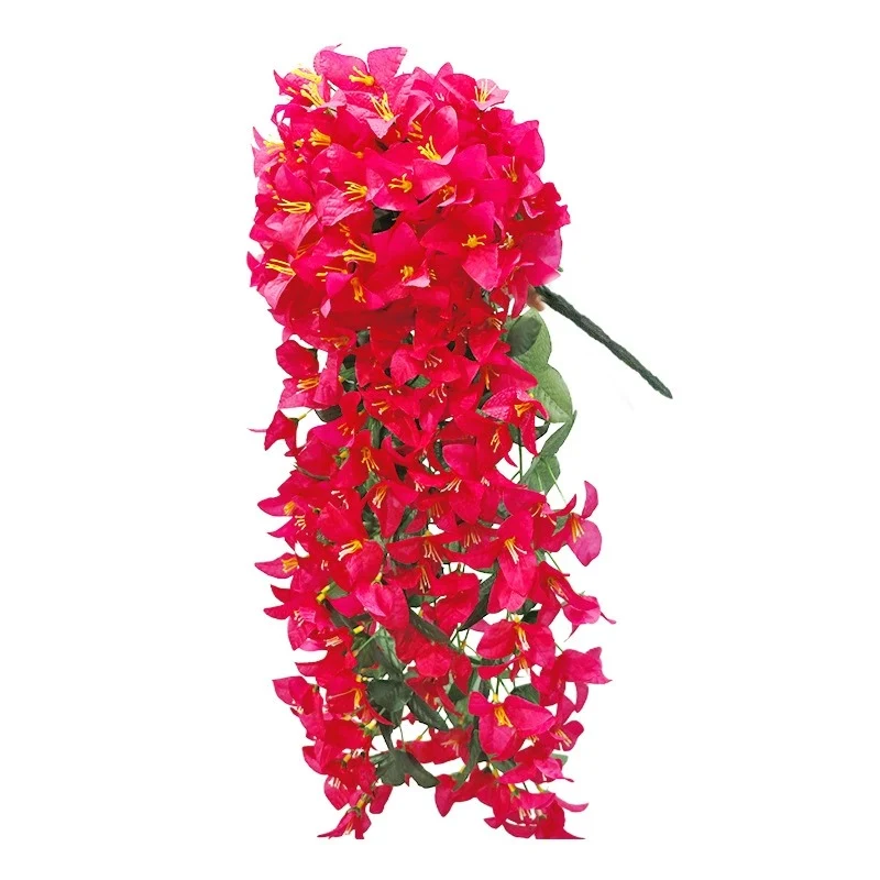 🔥2026 Hot Sale🔥Artificial Bougainvillea Hanging Basket With Trailing Flowers