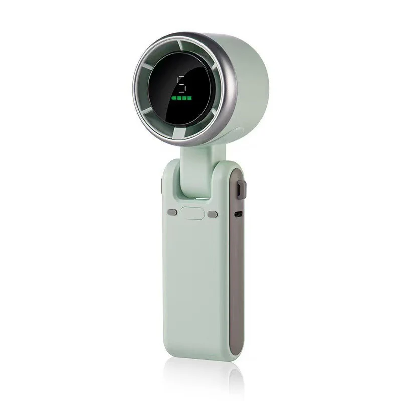 Portable 3 In 1 Rechargeable TurboHandheld Fan With 5 Speeds