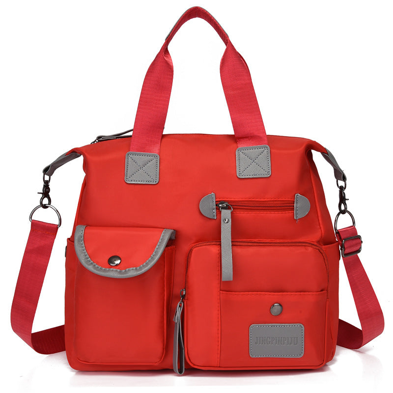 💞50K+ SOLD!👜Large Waterproof Tote Bag – Spacious main compartment, multiple pockets & 3 carrying ways. Lightweight Oxford fabric – perfect for work, shopping & travel! 💪✨