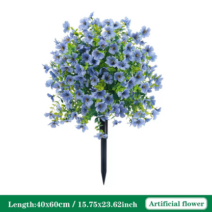Outdoor/Indoor UV Resistant & Waterproof Artificial Flower Decor